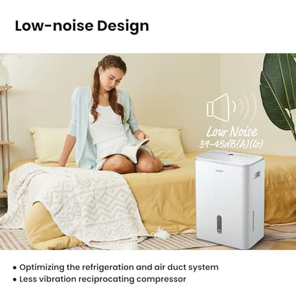 COMFEE'Dehumidifier 20L,Dehumidifiers for Home,Dehumidifier and Air  Purifier,Quiet 39dB,APP Control,24 Timer Dehumidifier,HEPA  Filter,Continuous Drainage,Laundry Drying,Low Energy Consumption Easy Dry –  HouseBounto